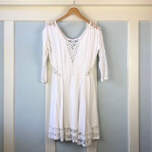 Free People White Eyelet Dress 🤍
